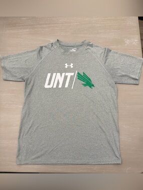 Under Armour Mens Gray UNT North Texas Performance T-Shirt M